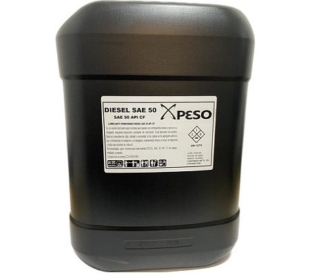 BIDON ACEITE XPESO SAE DIESEL 50 20 L